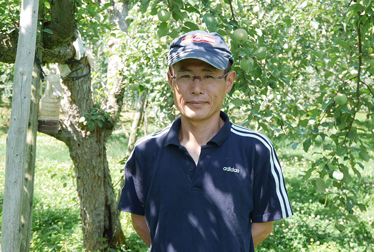 長野県リンゴ生産者、下川さん