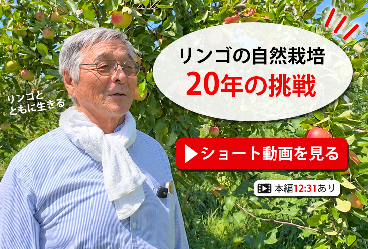リンゴの自然栽培20年の挑戦