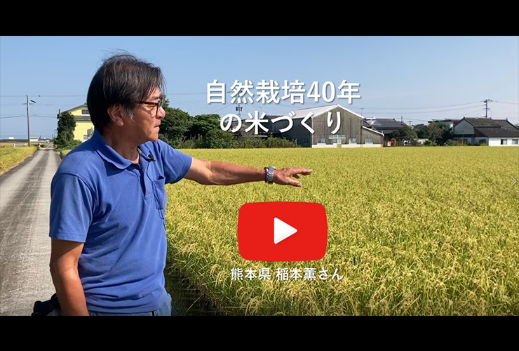 自然栽培で４０年、稲本薫さんの米づくり