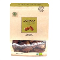 サウジアラビア産 有機デーツ セガイ種 (上品な甘さの中に、ほんのりとしたナッツの風味)JOMARAプレミアムデーツ 【400g】 非遺伝子組換え スーパーフード ドライフルーツ 無添加