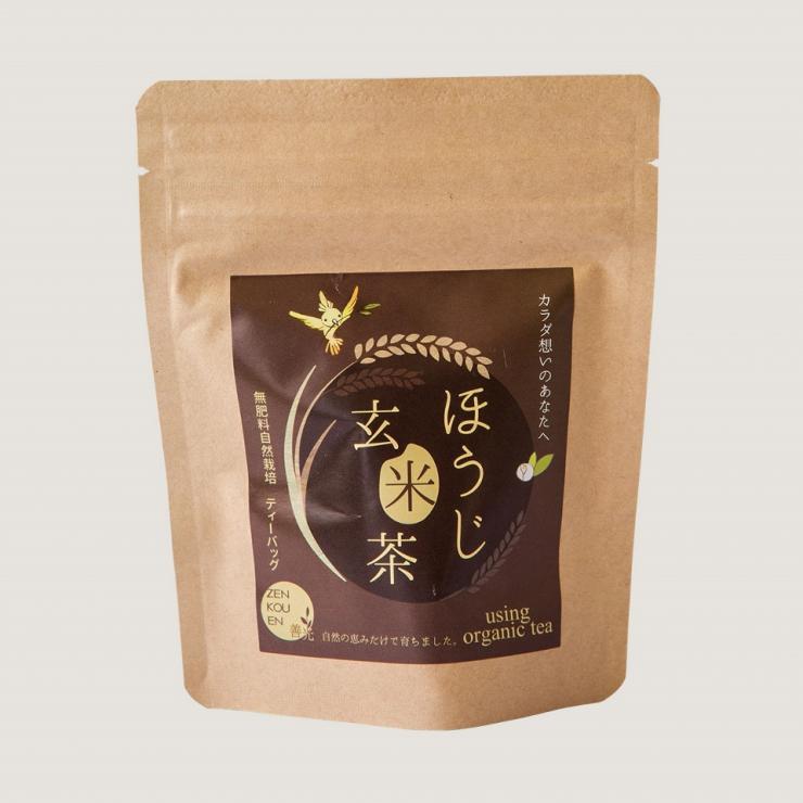 自然栽培 ほうじ玄米茶(S)【2.5g×8P】