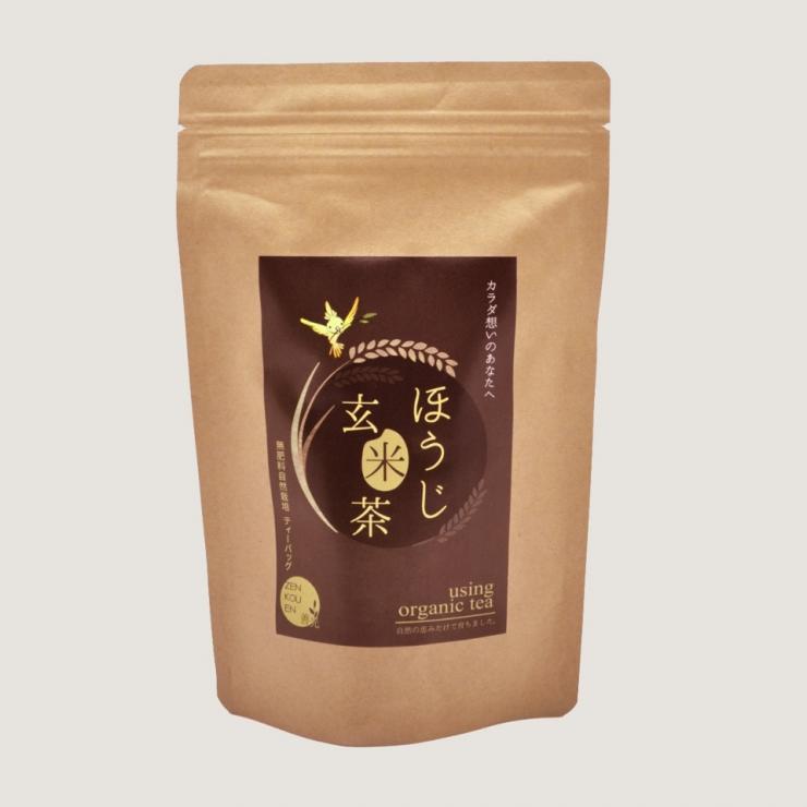 自然栽培 ほうじ玄米茶(L)【5g×20P】
