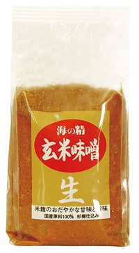 (海の精）国産特栽・玄米味噌【１ｋｇ】MUSO10165