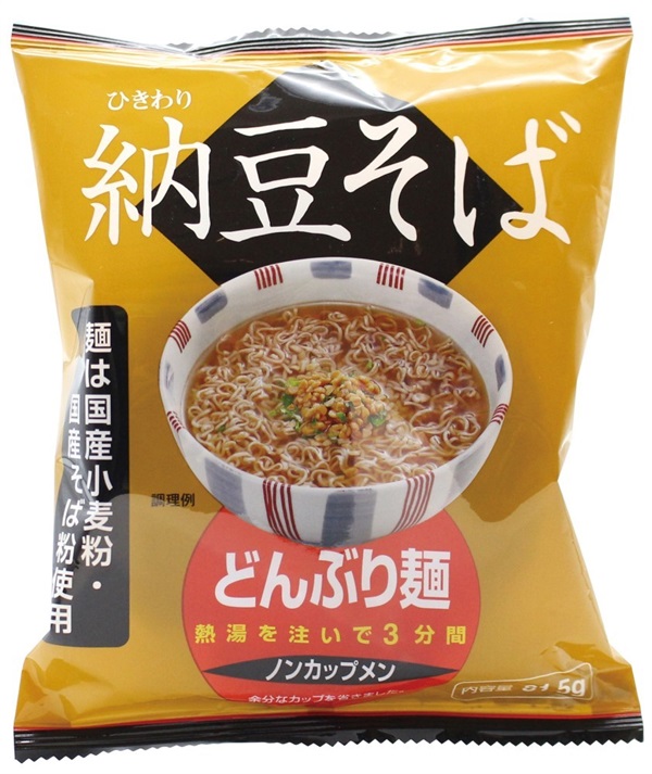 （トーエー）どんぶり麺･納豆そば【81.5g】MUSO21178