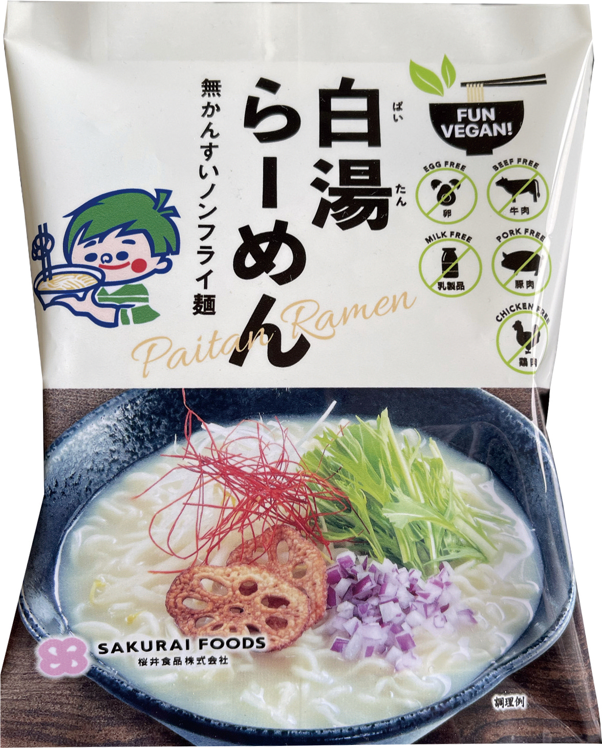 (桜井)ＶＥＧＡＮ 白湯らーめん【118g】MUSO21484