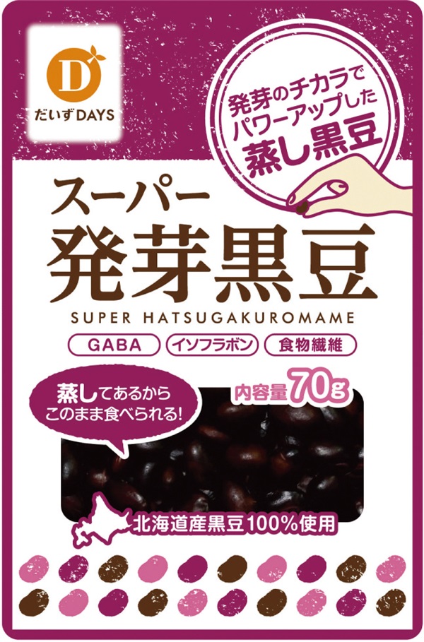 (だいずデイズ）スーパー発芽黒豆【７０ｇ】MUSO21715