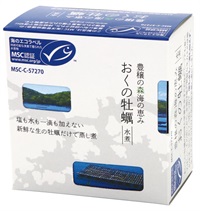 【23＋1=24個入り】（千葉産直） おくの牡蠣・水煮　ＭＳＣ認証 【150g】MUSO22433