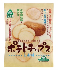 (サンコー）ポテトチップス・しお味【６０ｇ】MUSO33007