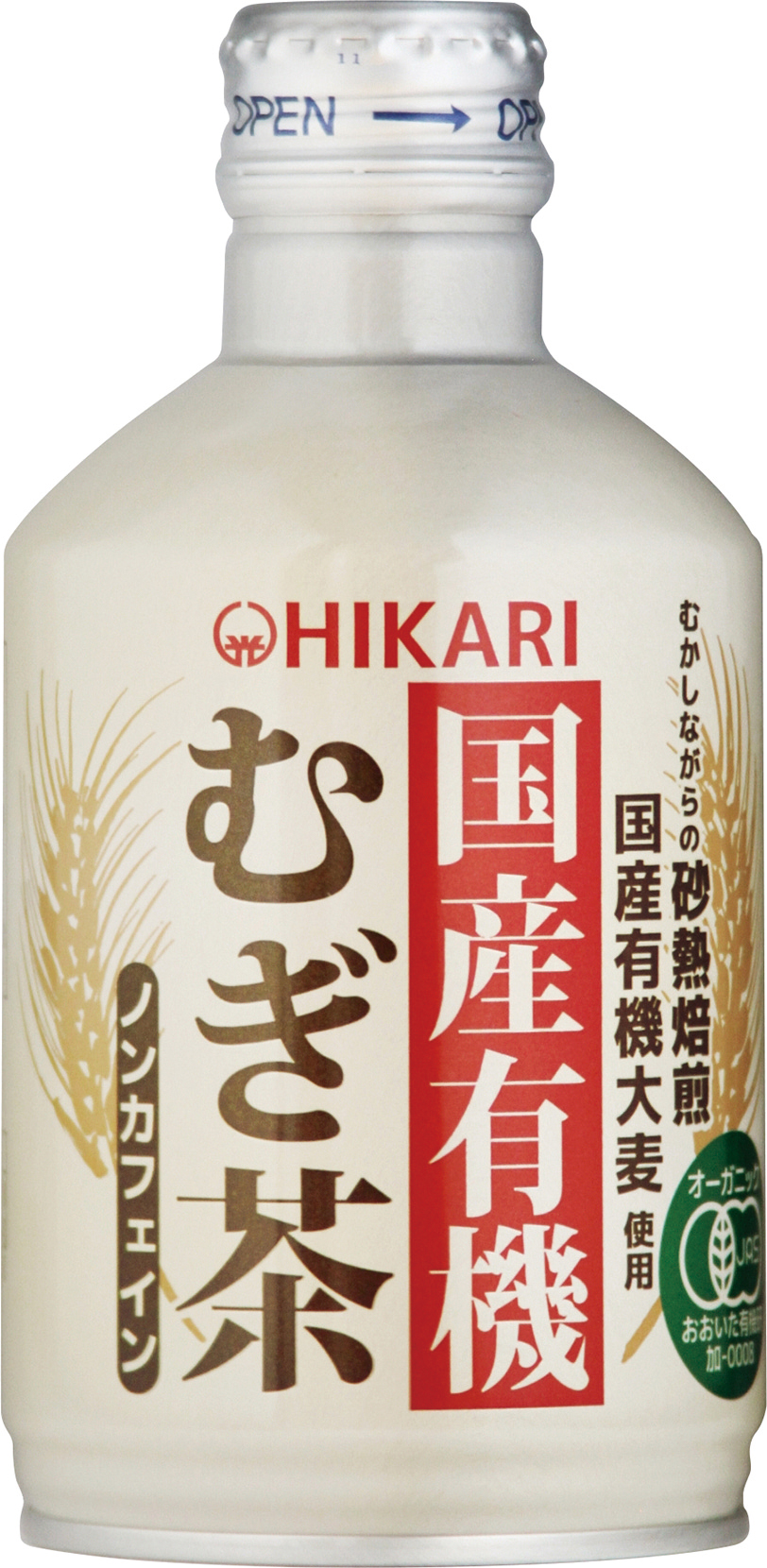 (ヒカリ)国産有機むぎ茶【２７５ｇ】MUSO42922