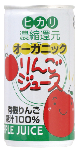 (ヒカリ)オーガニックりんごジュース【１９０ｇ】MUSO43403