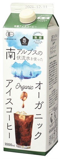 (ムソー）オーガニックアイスコーヒー・無糖【１０００ｍｌ】MUSO43468