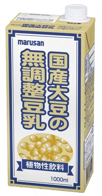 (マルサン）国産大豆の無調整豆乳【１０００ｍｌ】MUSO43503