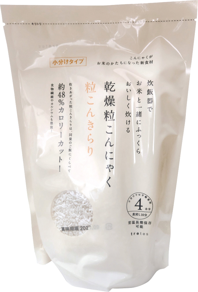 (トレテス)乾燥粒こんにゃく・粒こんきらり【２４０ｇ（６０ｇ×４）】MUSO81704