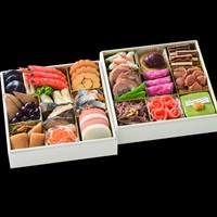 早期割引き5%OFF（10/31まで）【12/29・30いずれかお届け/メーカー直送便】冷凍おせち錦セット」二段（重詰め/紙製）/27品目/2-3人前/送料無料 ※賞味期限1/3