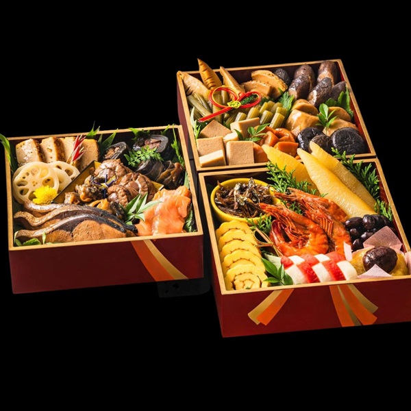 早期割引き5%OFF（10/31まで）【12/29・30いずれかお届け/メーカー直送便】冷蔵おせち祝セット」二段（商品毎に個包装/ご家庭で盛り付け）/21品目/3-4人前/送料無料 ※賞味期限1/3